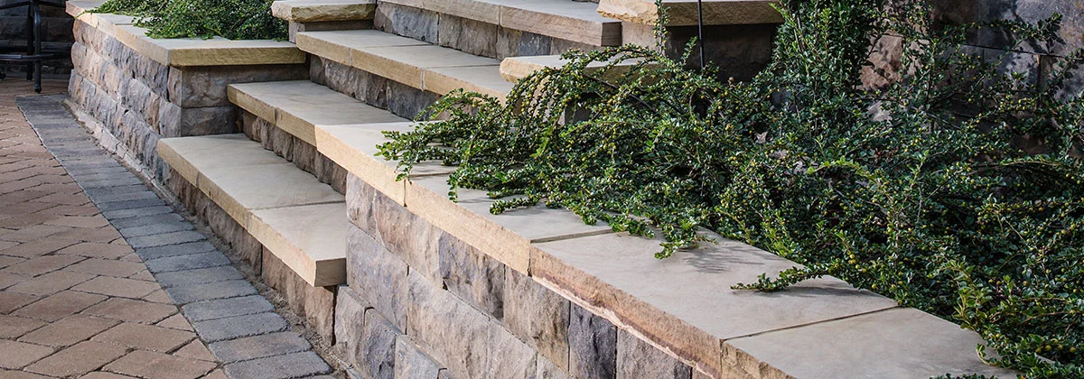 The new Belair Wall System from Belgard. 