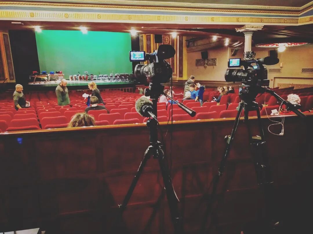 🎥 Filming at the beautiful Regent Theatre, some might say it's the &quot;Octagons Gem&quot;🎥🤣