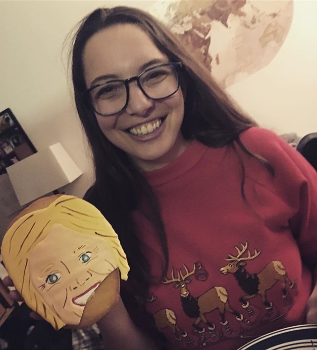 This might be the closest I get to @hillaryclinton, so you can understand why I broke her face out of pure excitement. Thank god my best friends get me 🤓 @meredithteresa @canorell @rachelvaimberg @n_palm @nickscafura @official_mikedrewjones @joeprin