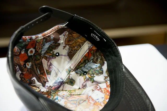 Stampd LA Lambskin Leather Snap Back