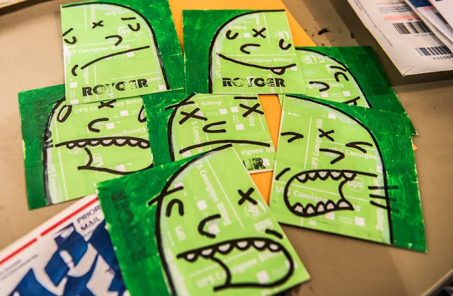 SLAP: Adhesives & Egos Sticker Show by Con Artist Opening Wednesday 