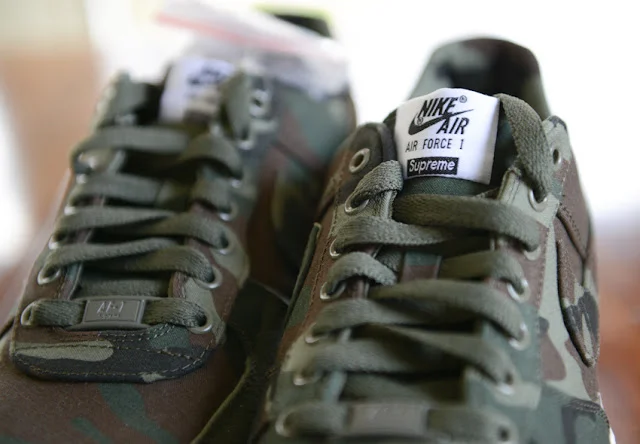 Supreme x Nike Air Force 1 Camouflage