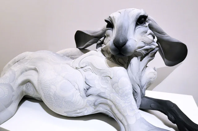 Vomiting Wolves and Tattooed Hares at Beth Cavener Stichter: Come Undone