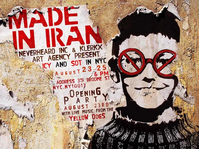 Made in Iran Exhibit Featuring Street Artists Icy and Sot