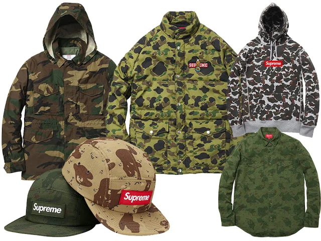 Supreme Fall/Winter 2012 Camouflage Items