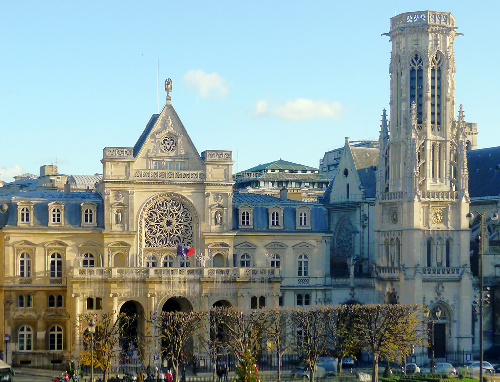 Paris, Mairie du 1er arrondissement. Architecte: Jacques Hittorff (1858-1860) Source: Wikimedaia - Lien