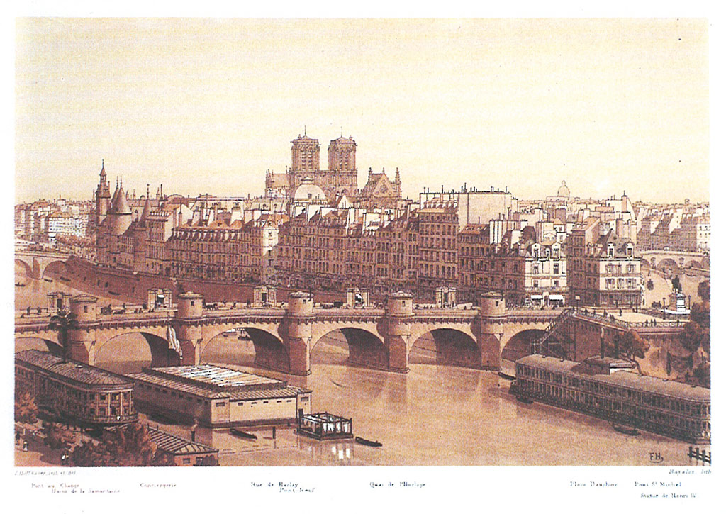 IIllustrations de Paris à travers les âges, Pascal Payen-Appenzeller, Hoffbauer, aut. du texte. Paris, Tchou, 1978. Source: BnF - Lien