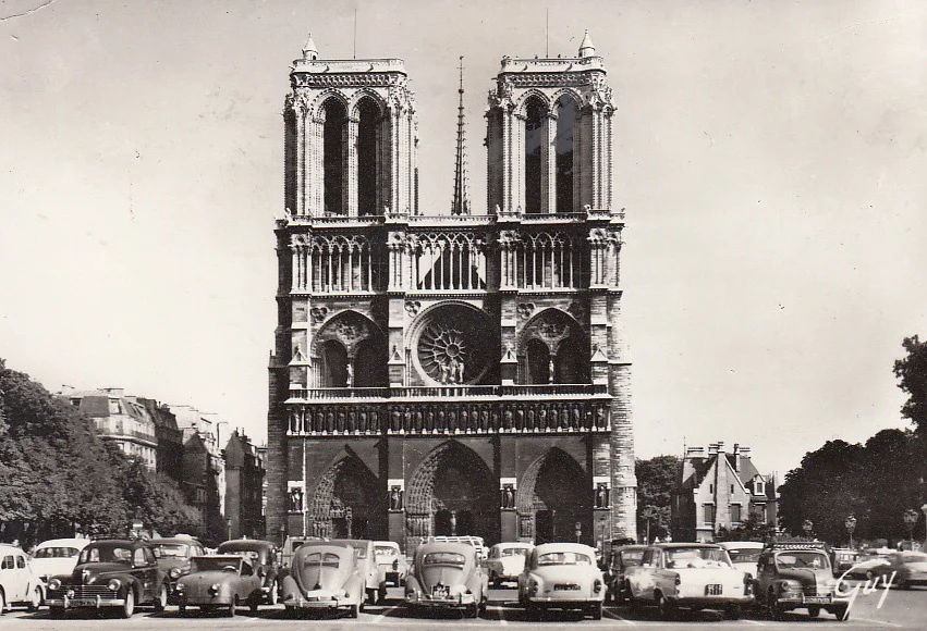 Carte postale du début des années soixante