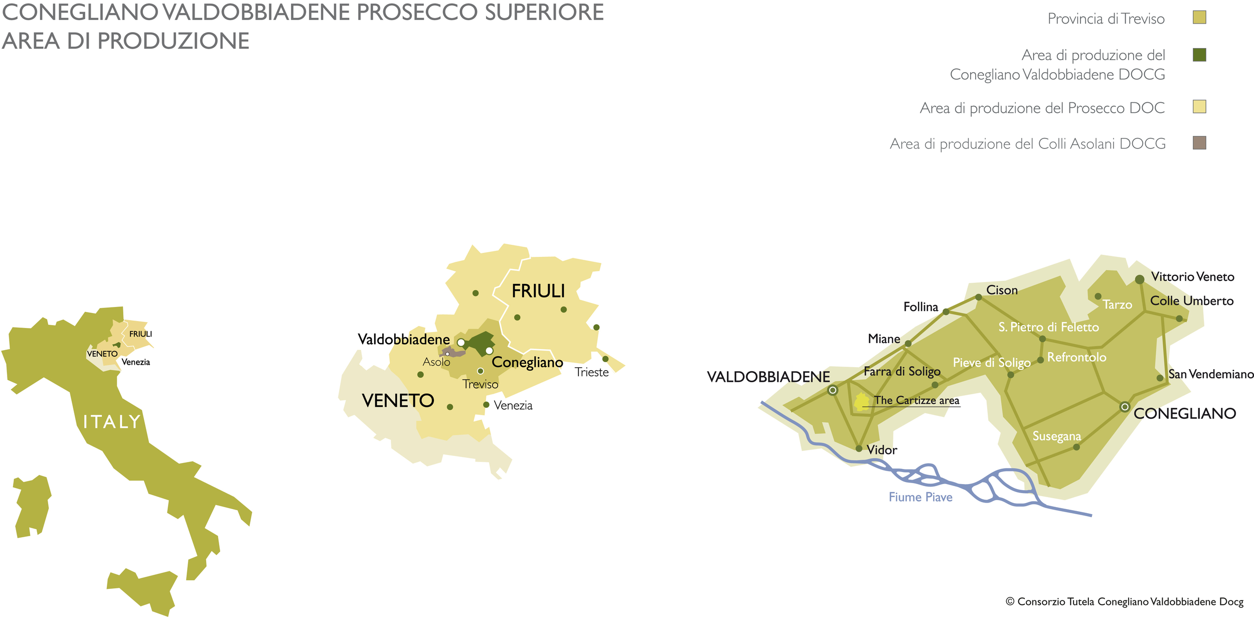 Veneto, meet Friuli. Friuli, Veneto. Protected from north winds by the Dolomites, with the Adriatic to the east.