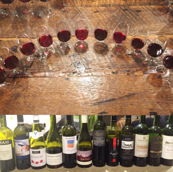 Bottles & a flight from one of the 12 wine mock MW exams