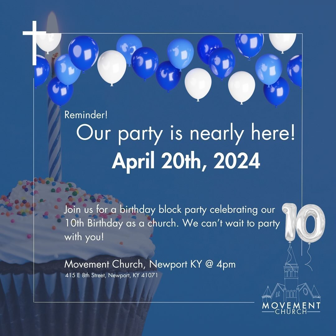 Don&rsquo;t forget to mark your calendars! Our birthday block party is just around the corner and we can&rsquo;t wait to celebrate with you in a few days.