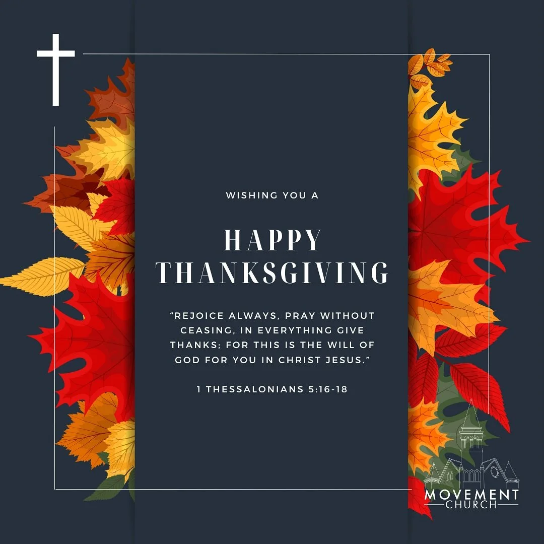 Happy Thanksgiving! 🦃🍁🍽 We are so grateful for our church family and community in Newport, KY