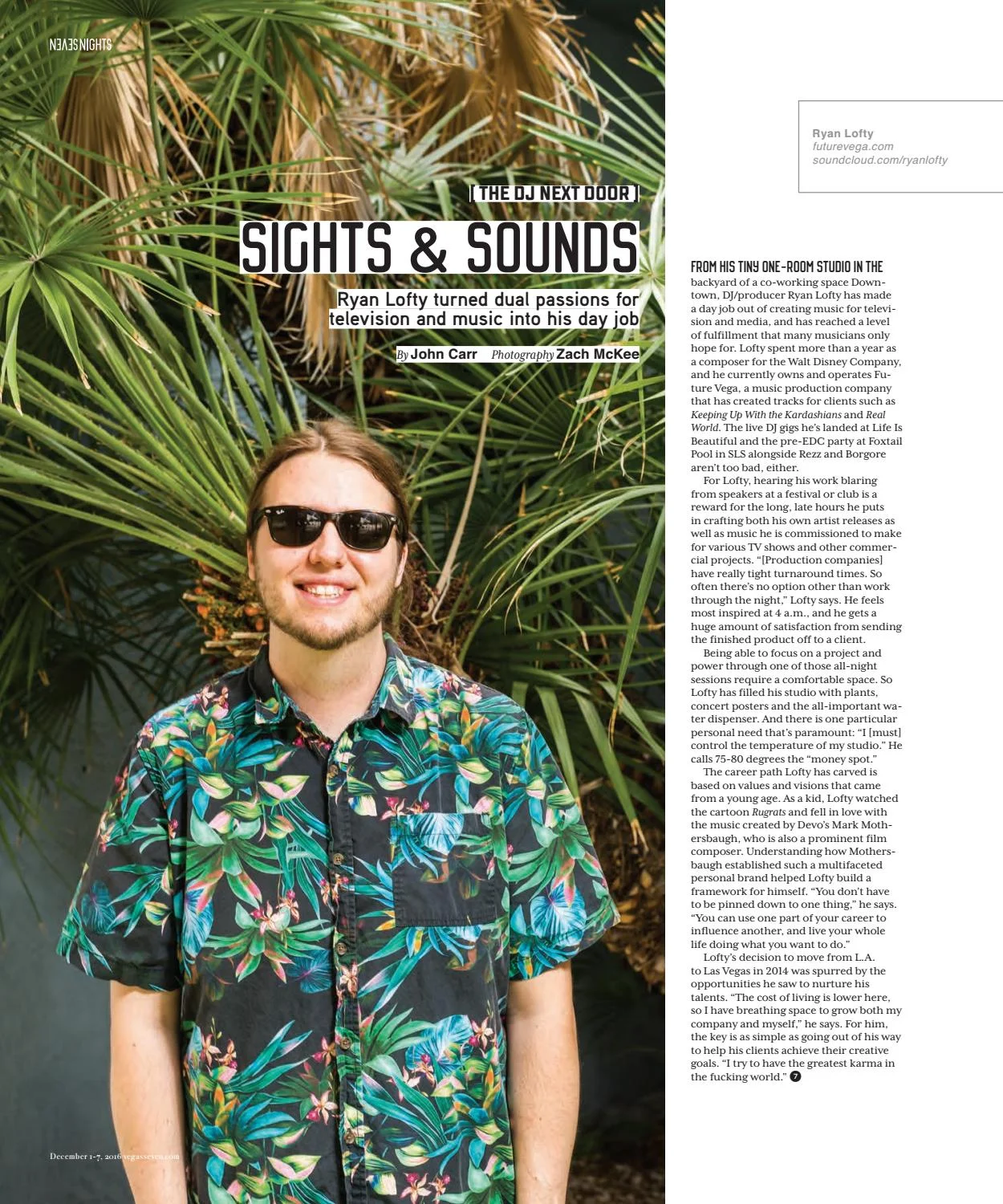 Ryan Lofty for Vegas Seven Magazine