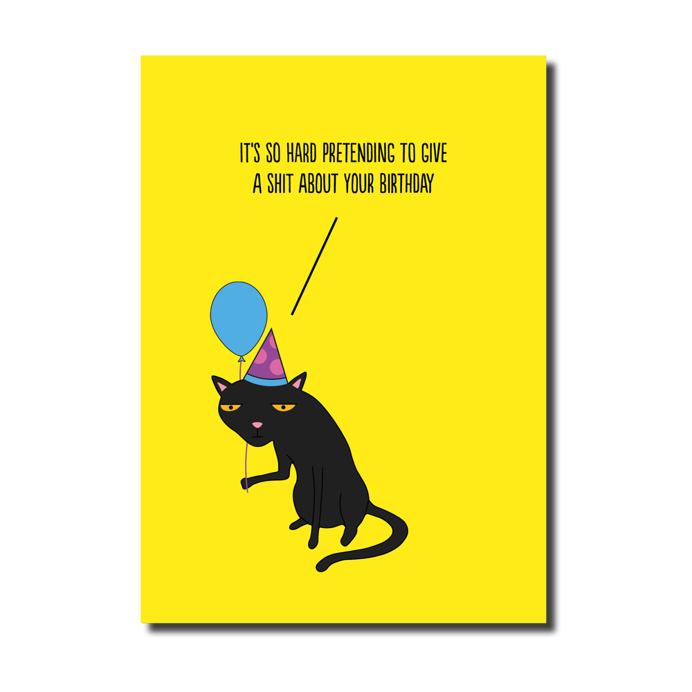 Funny And Rude Blunderbuss Birthday Card