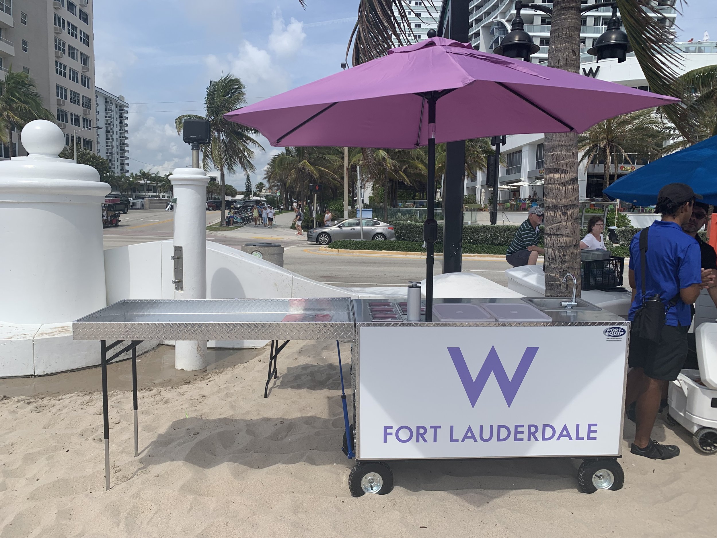 Mobile Beverage Station - W Hotel, Ft. Lauderdale, FL  