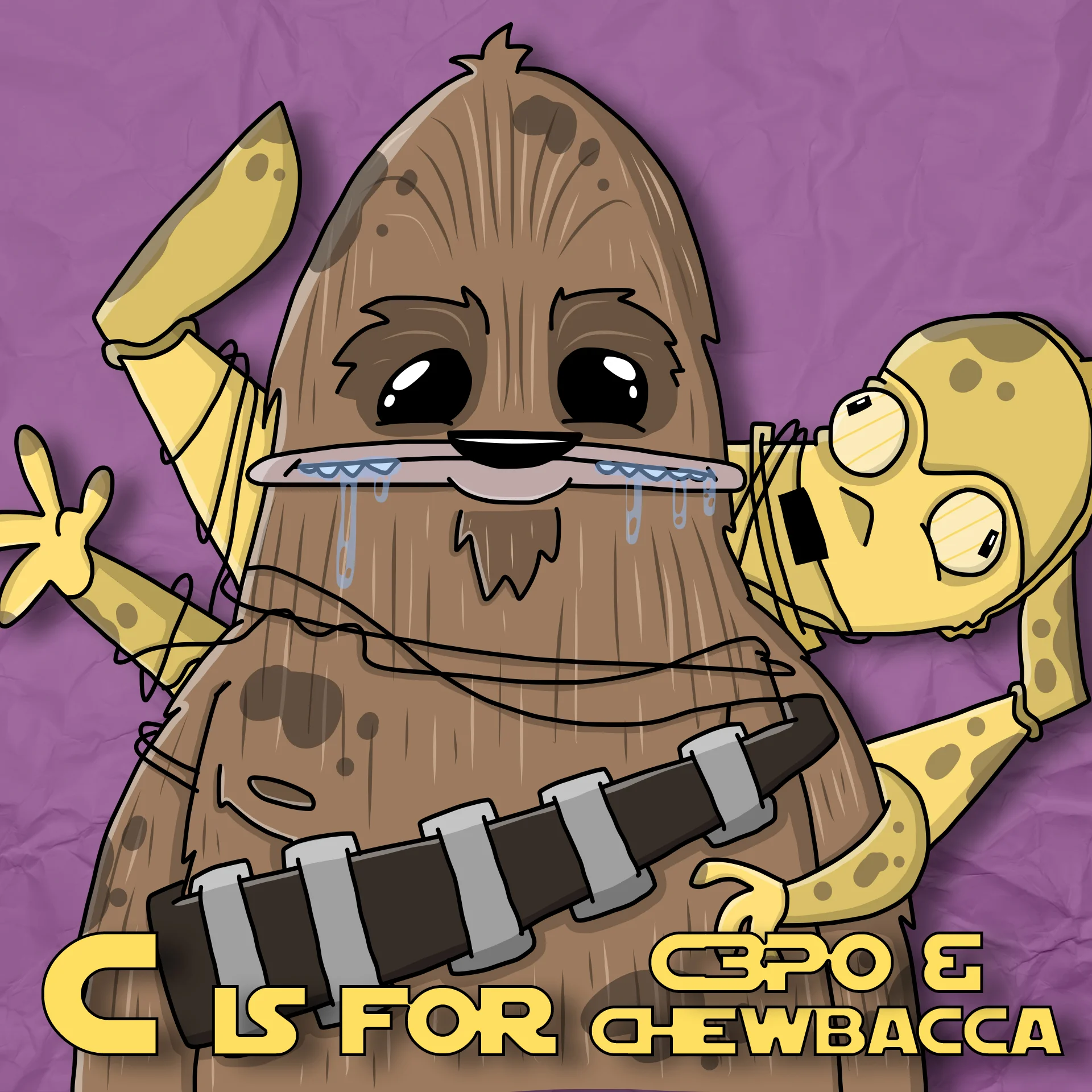 C is for C-3PO & Chewbacca
