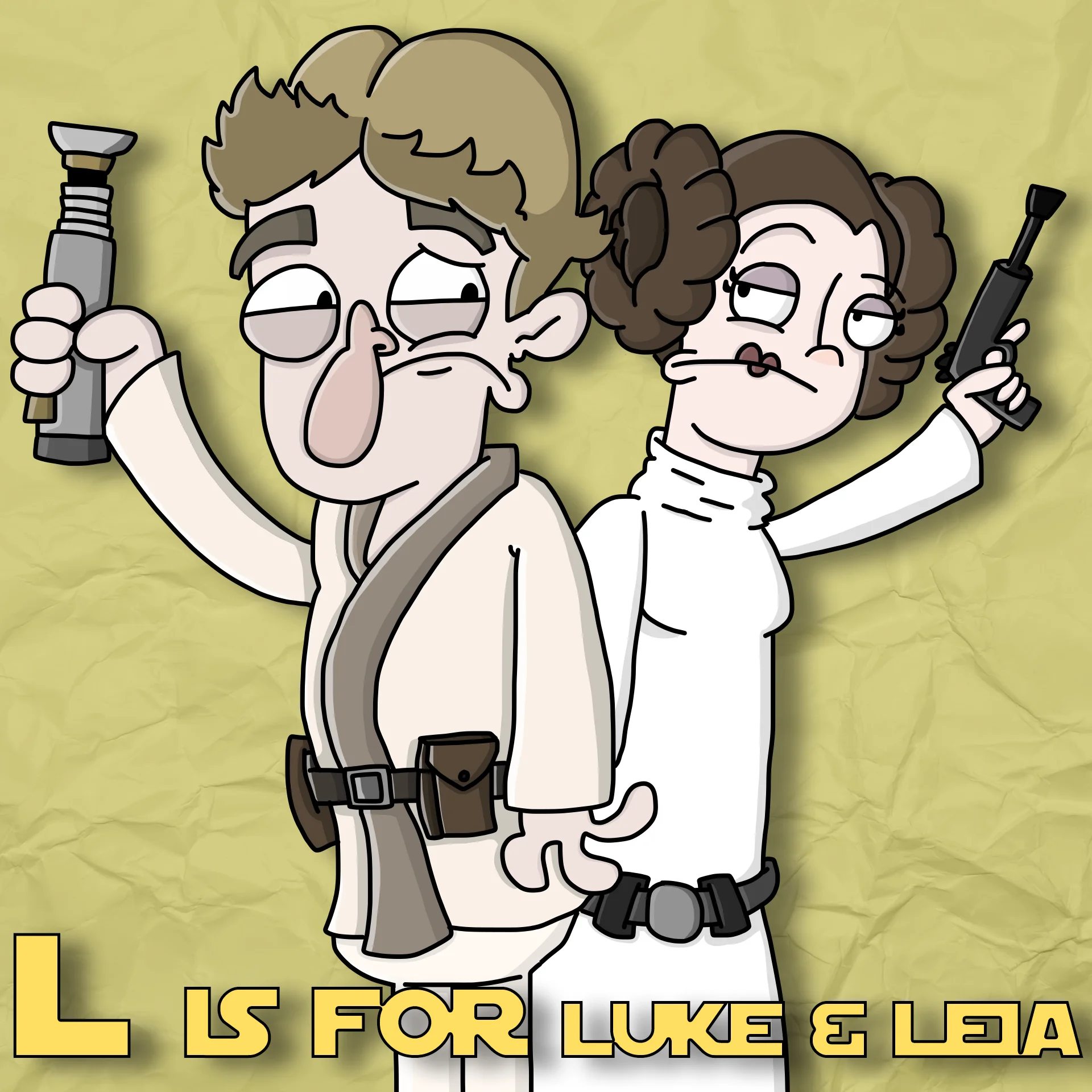 L is for Luke & Leia
