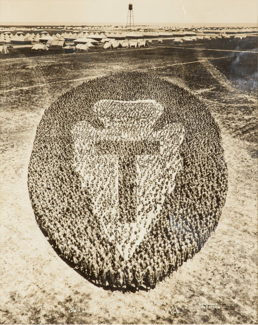 EUGENE OMAR GOLDBECK, Living Insignia of the Famous 36th Division, Palacios, Texas, July 1926