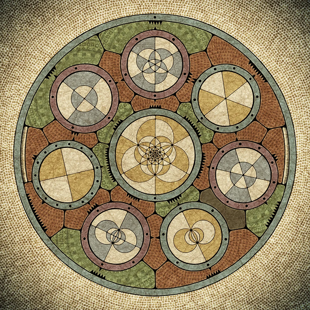 Conan Chadbourne, Enigmatic Plan of Inclusion II , 2013, archival inkjet print