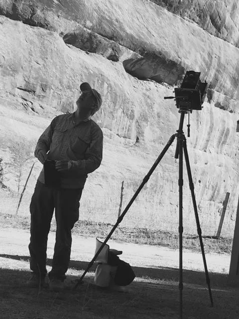 Robert Langham at work.