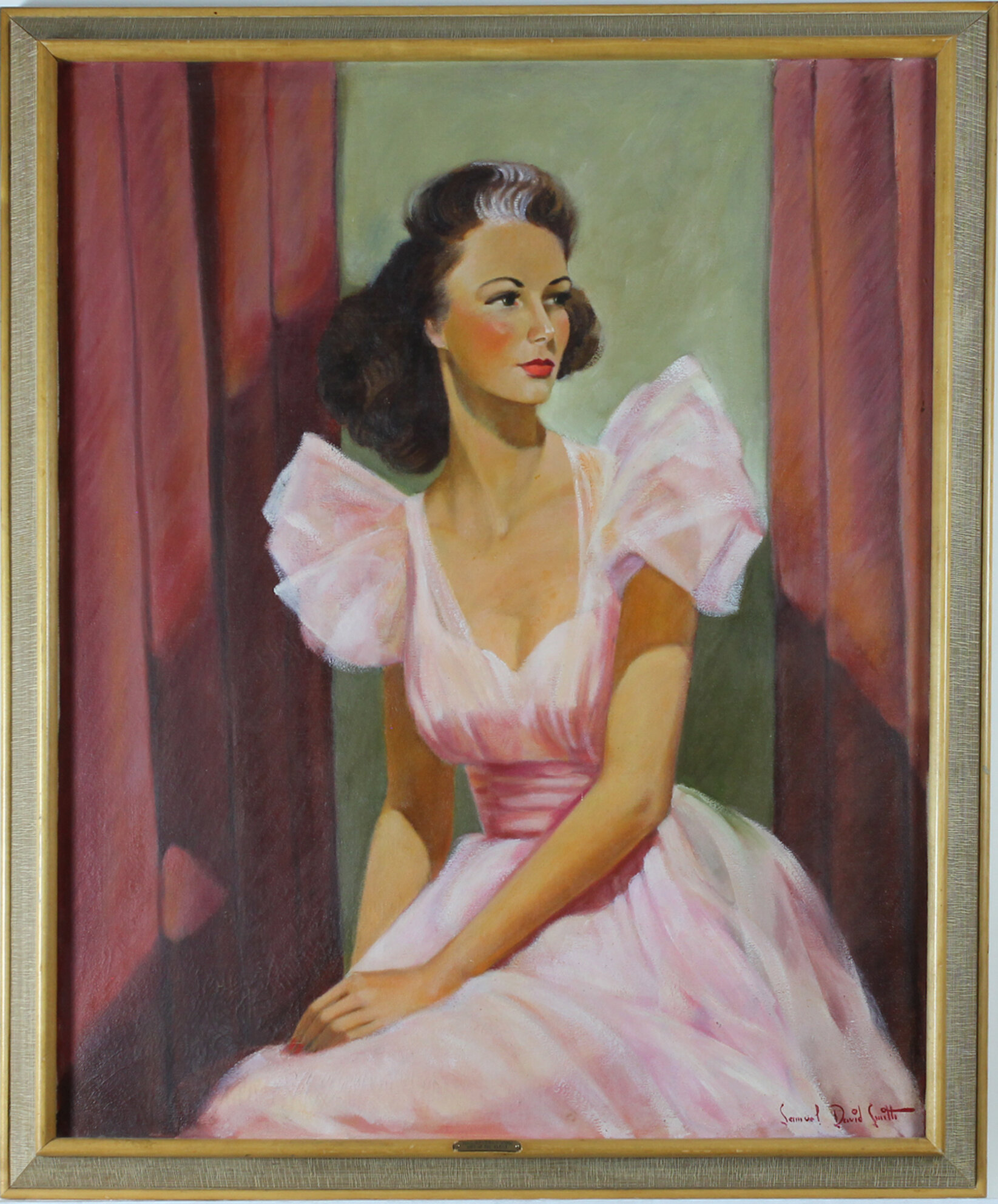 Corporal Samuel David Smith, Miss Beverly Kirk, n.d., oil on canvas Collection of The Grace Museum, Gift of the artist