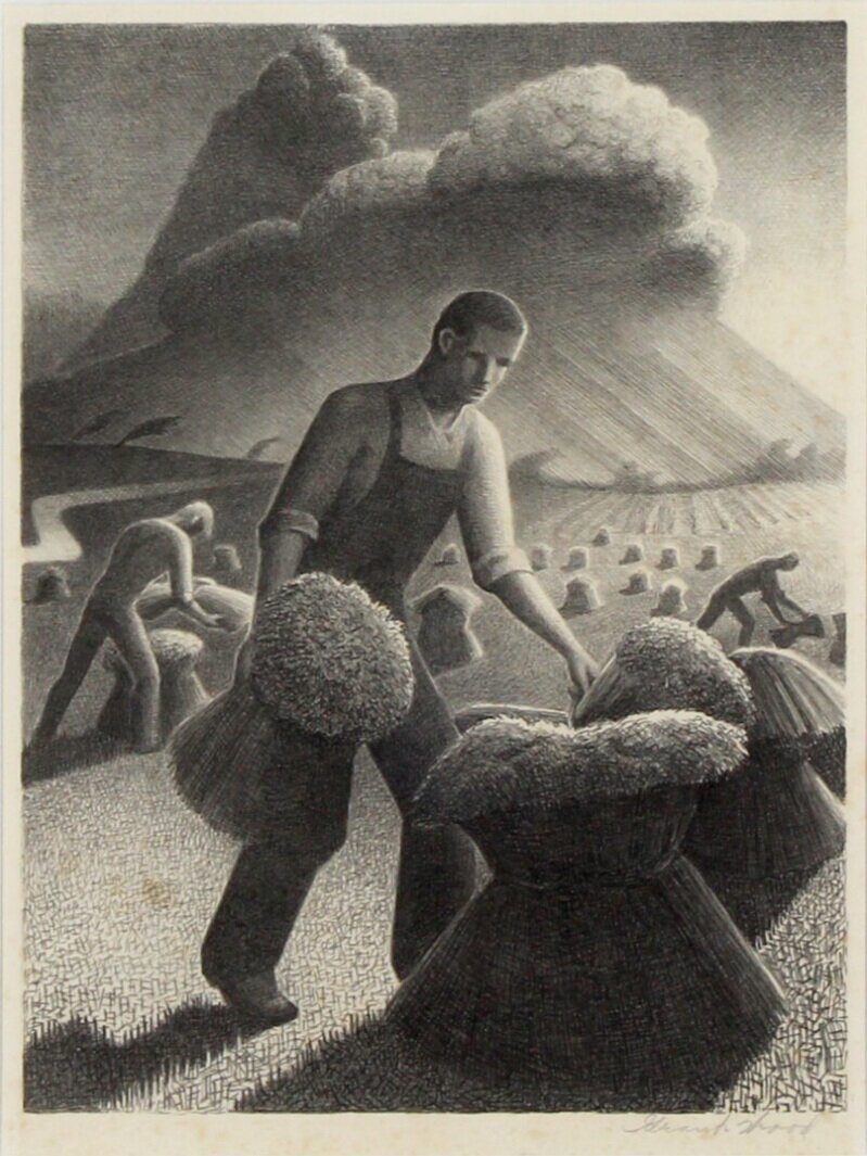 Grant Wood, Approaching Storm, 1940
