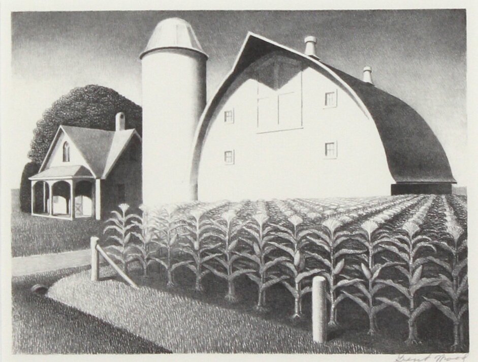Grant Wood, Seedtime and Harvest, 1937