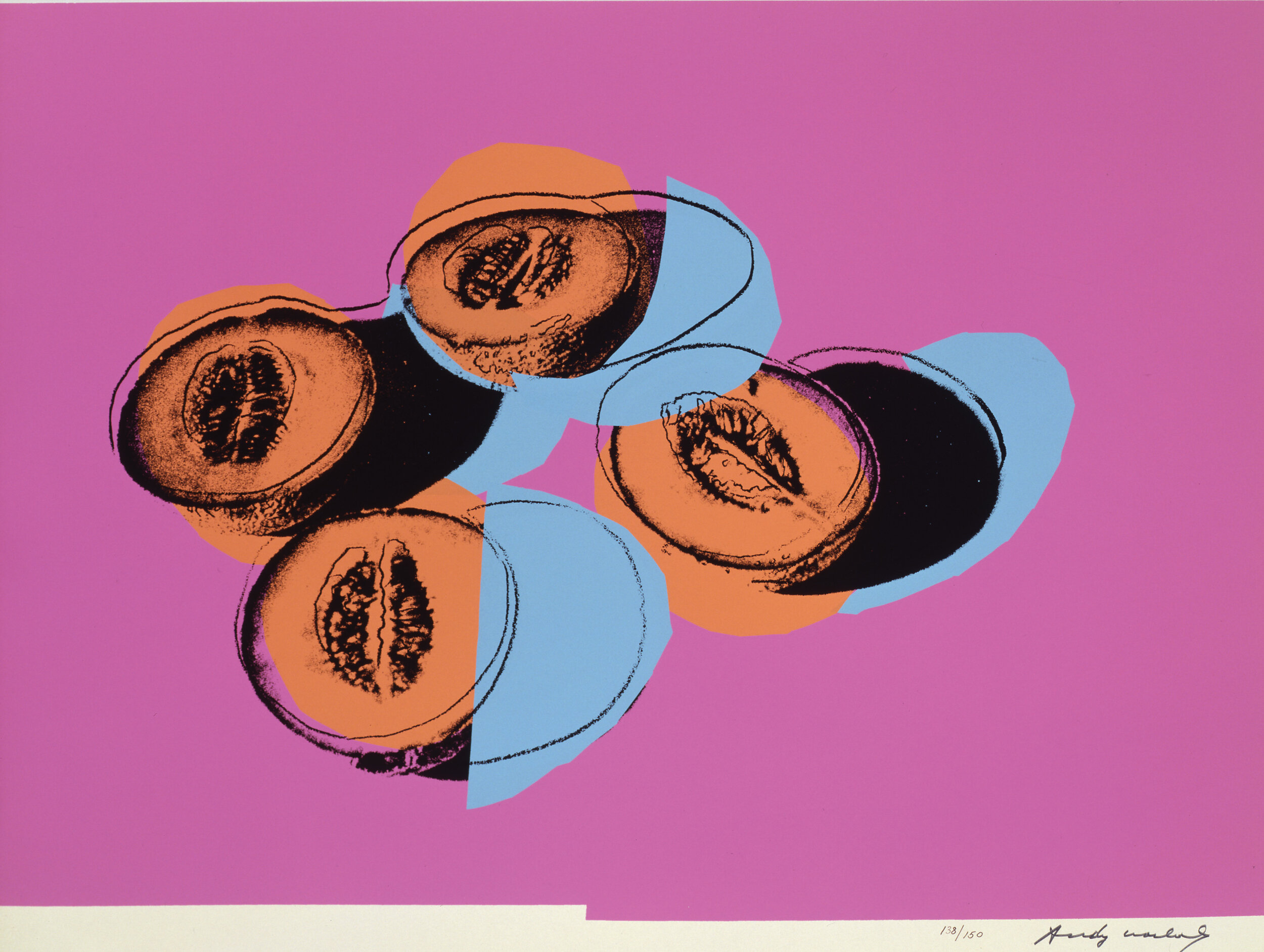 Andy Warhol, Space Fruit: Cantaloupes II, 1979