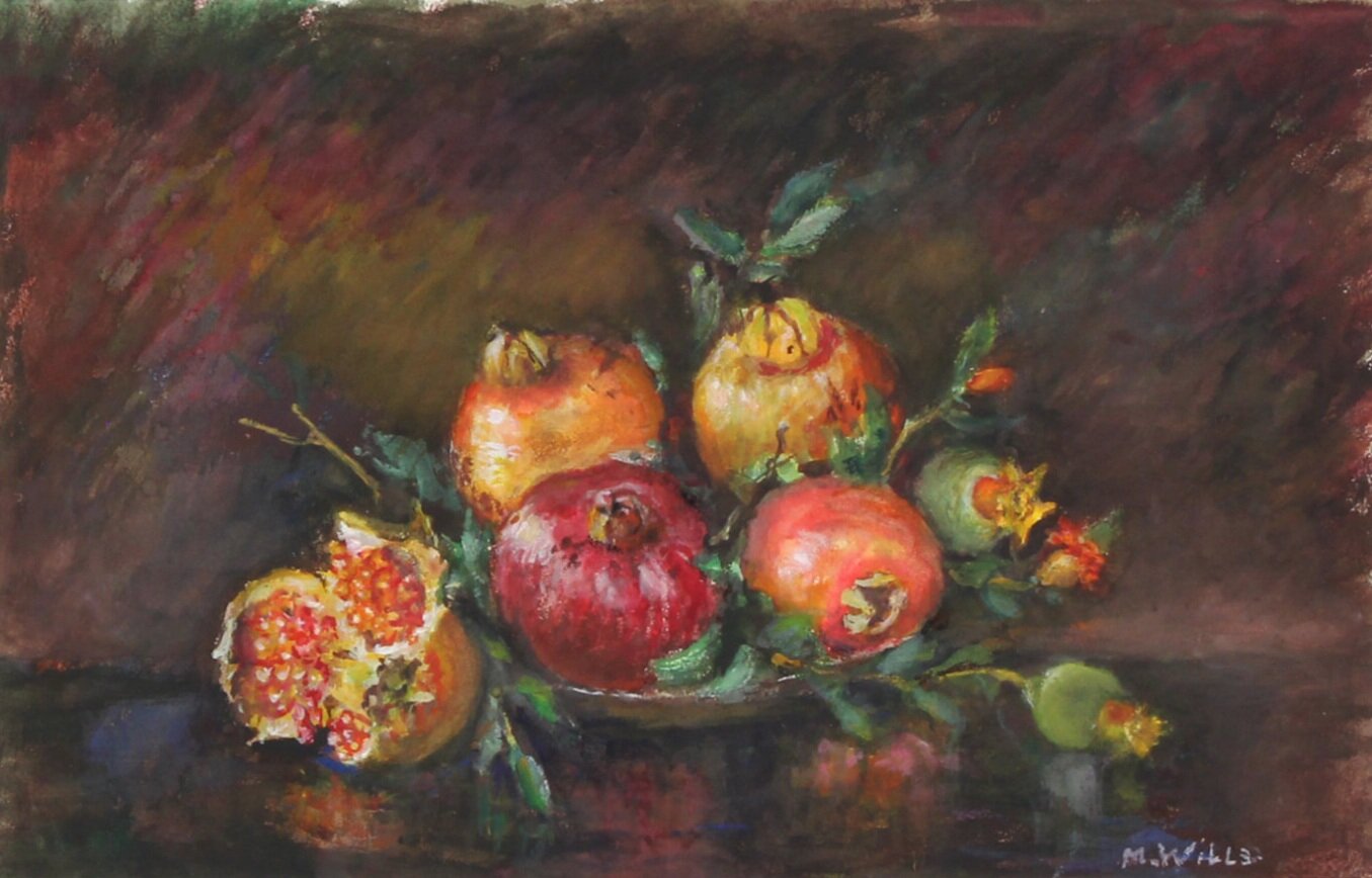 Mary Motz Wills, Pomengranates, n.d.