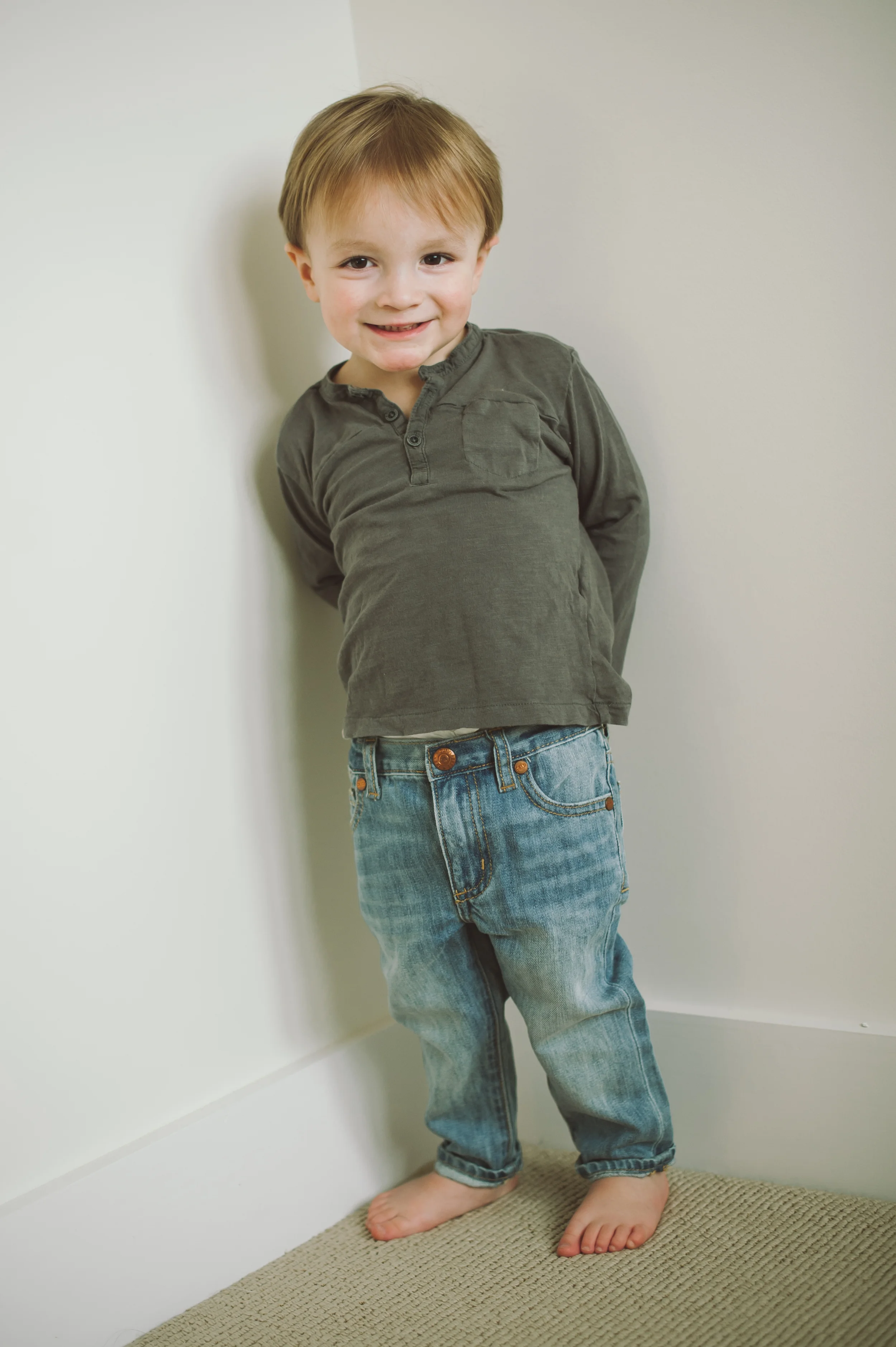 the ole "skinny boy jeans" that aren't skinny at all.