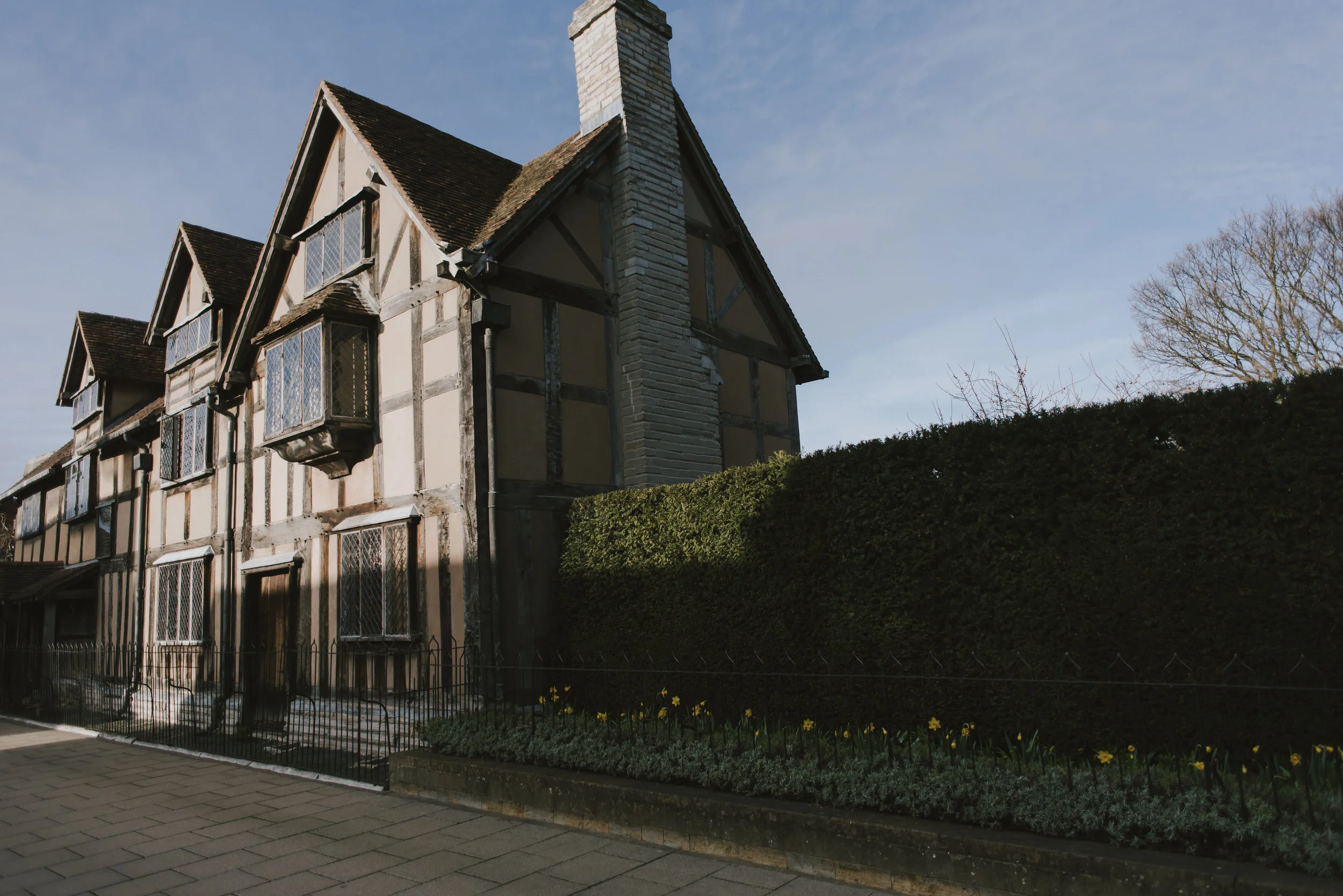 william shakespeare's birthplace (april 23, 1564)