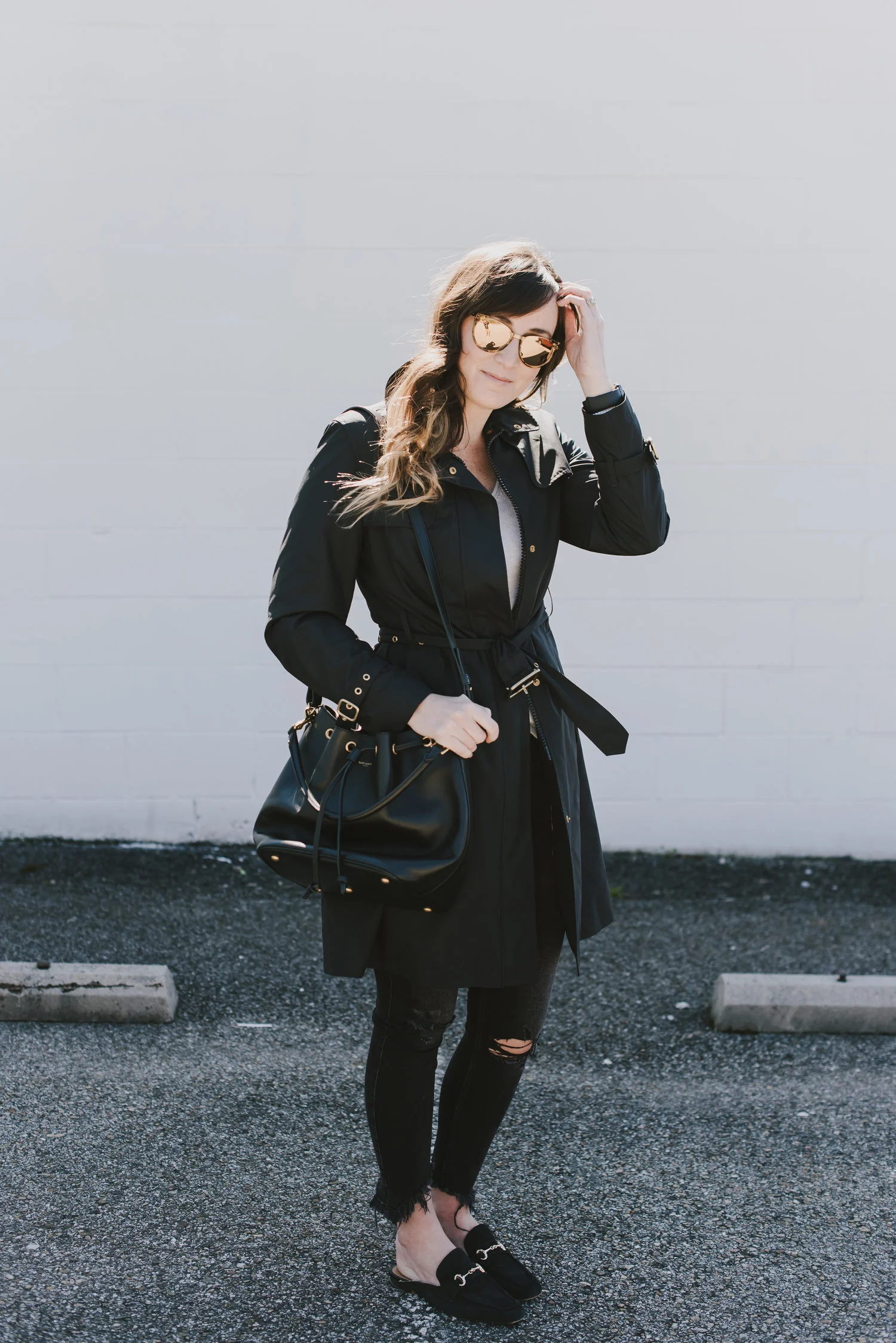 black trench