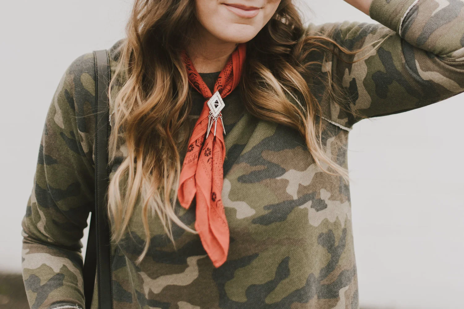 camo and bandana