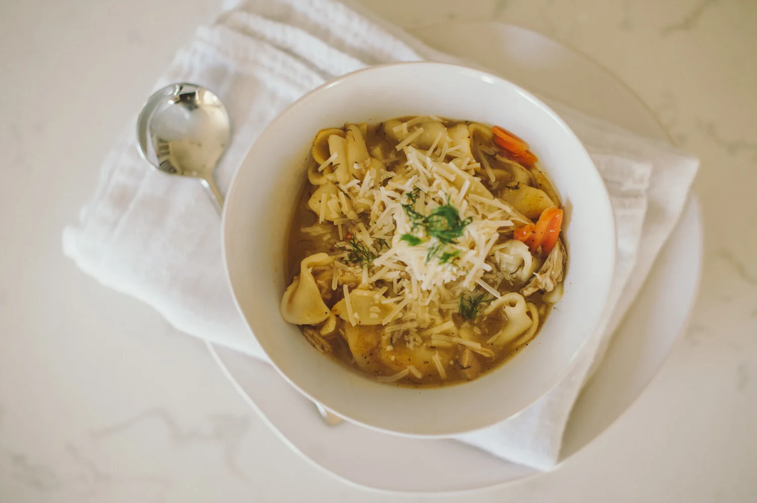 lemon and dill chicken noodle soup