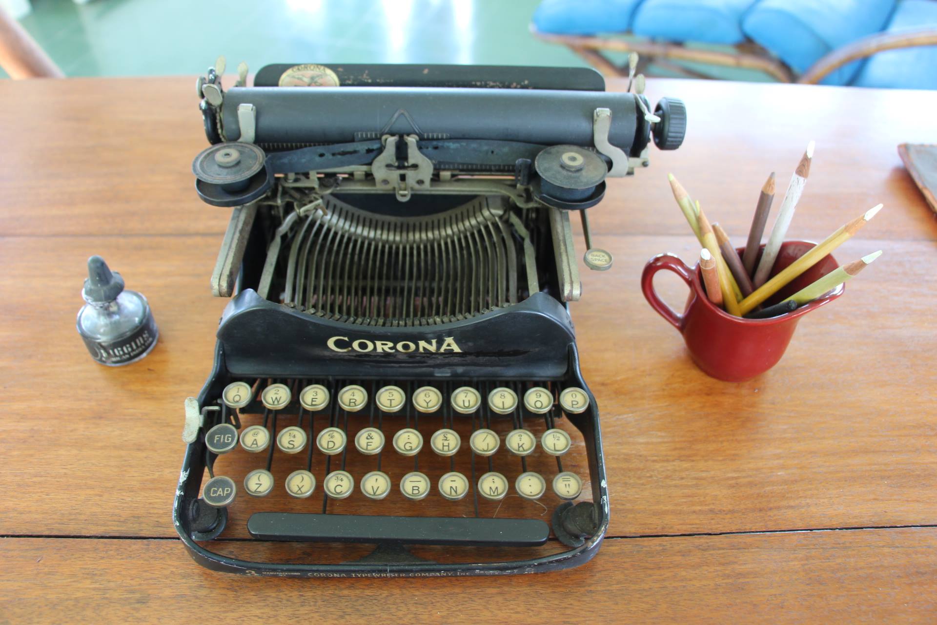 And this is Hemingway's typewriter...
