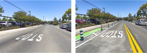 Before and After Location: Vista Drive