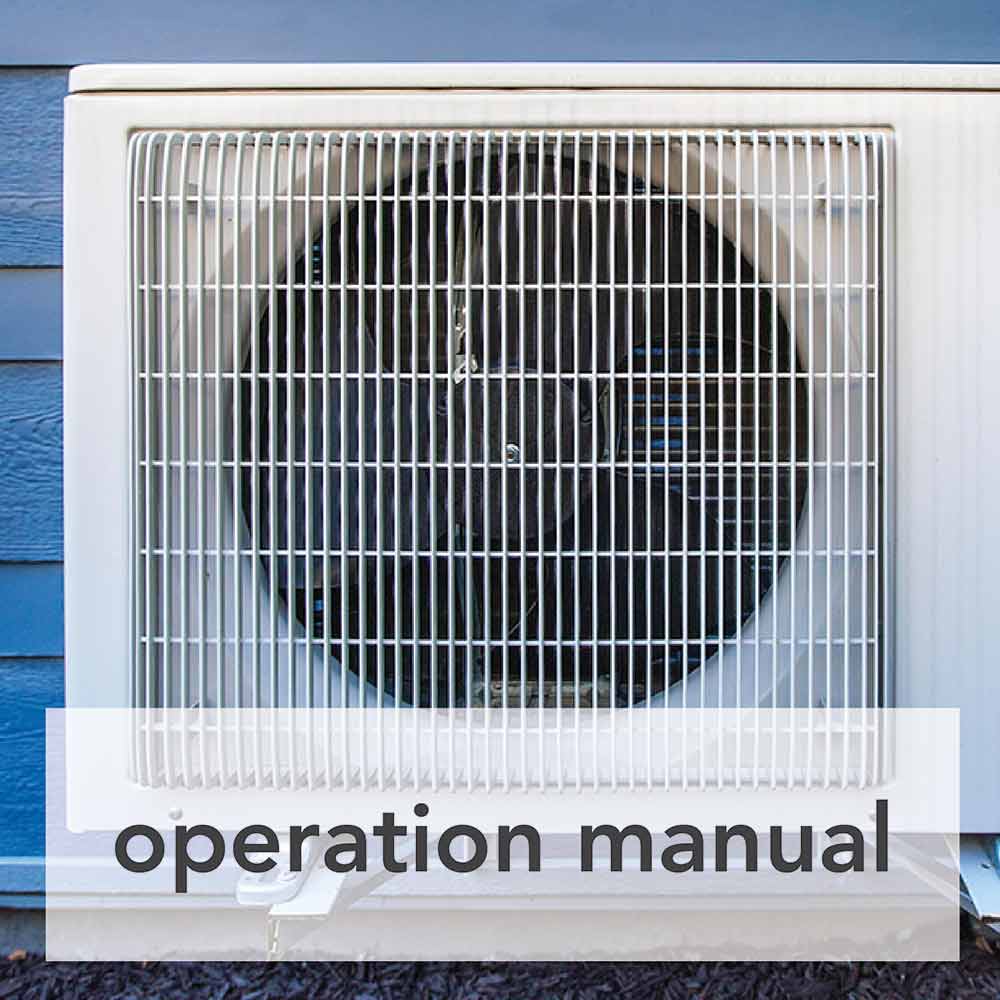 heat pump operation manual