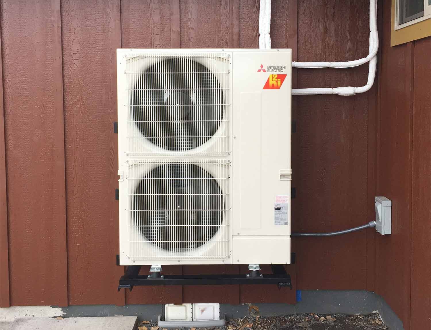Case Study: Mitsubishi Heat Pump - Bend, Oregon │ Bend Heat Pump Case Study - GreenSavers - Home energy contractor in Portland and Bend, Oregon. Install insulation, HVAC, and windows.
