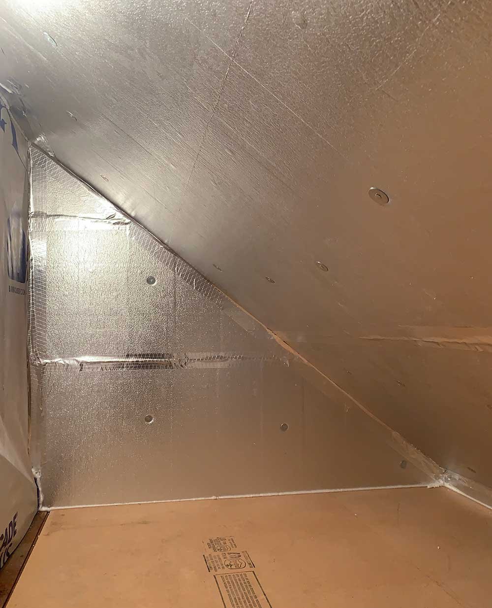 Converting Side Attic for Storage
