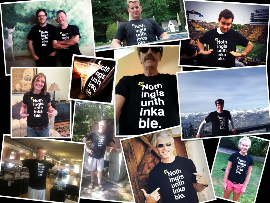This is the tee shirt everyone is talking about. And it could be yours…