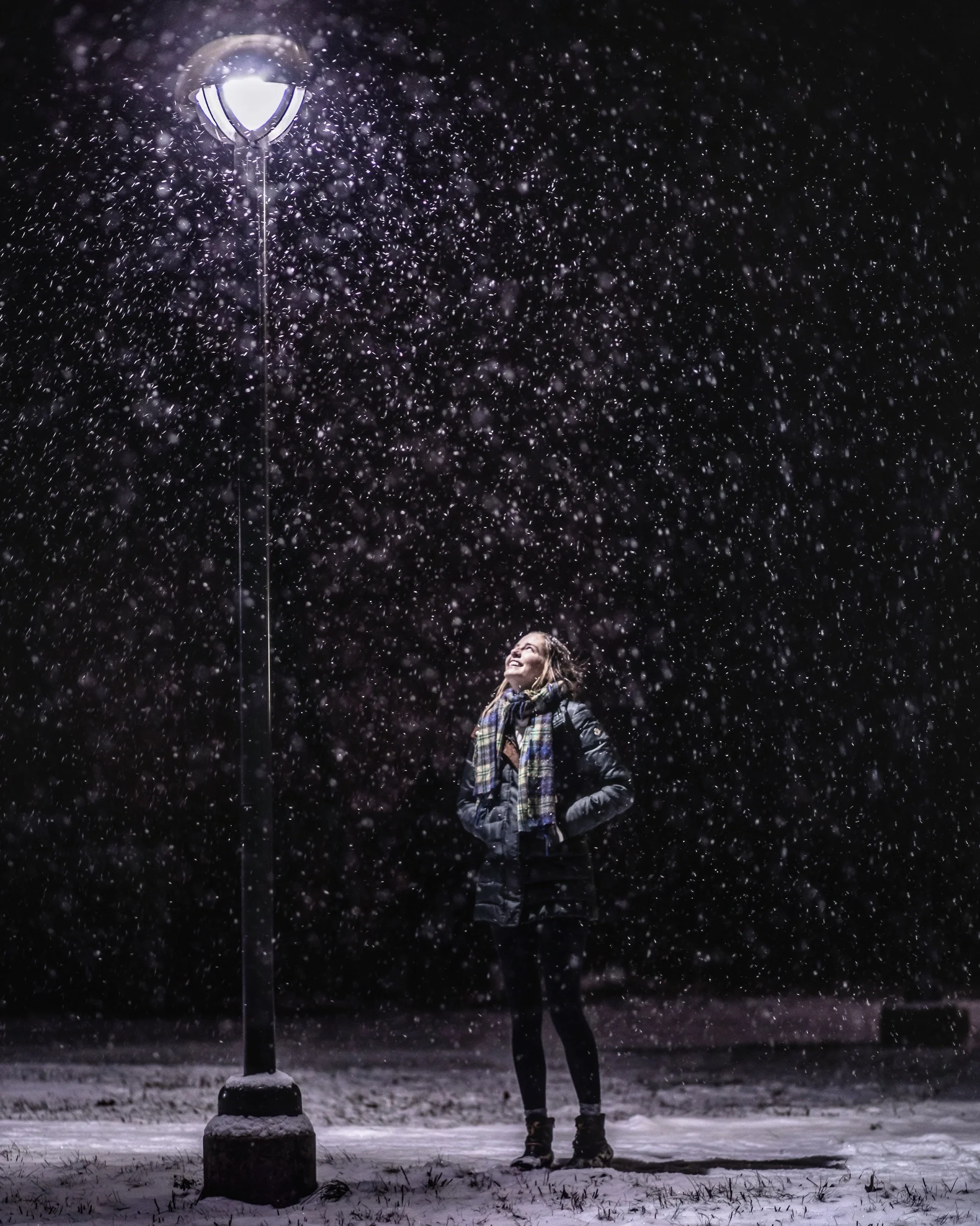 It’s like this, only it’s a flurry of ideas not snow. (Photo by Annie Niemaszyk on Unsplash )