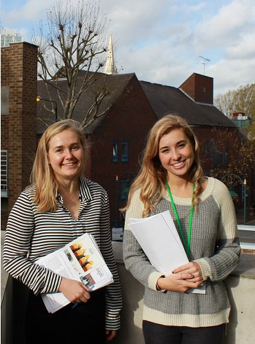 Nancy and Julia - another ace intern.