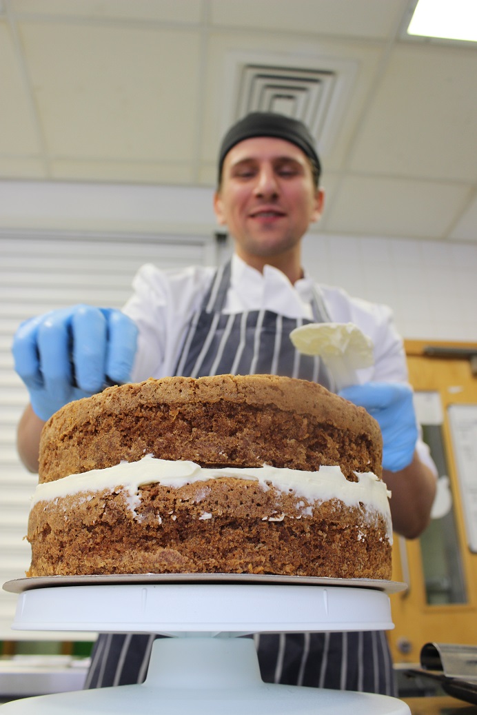Marco our chef, getting creative in the kitchen