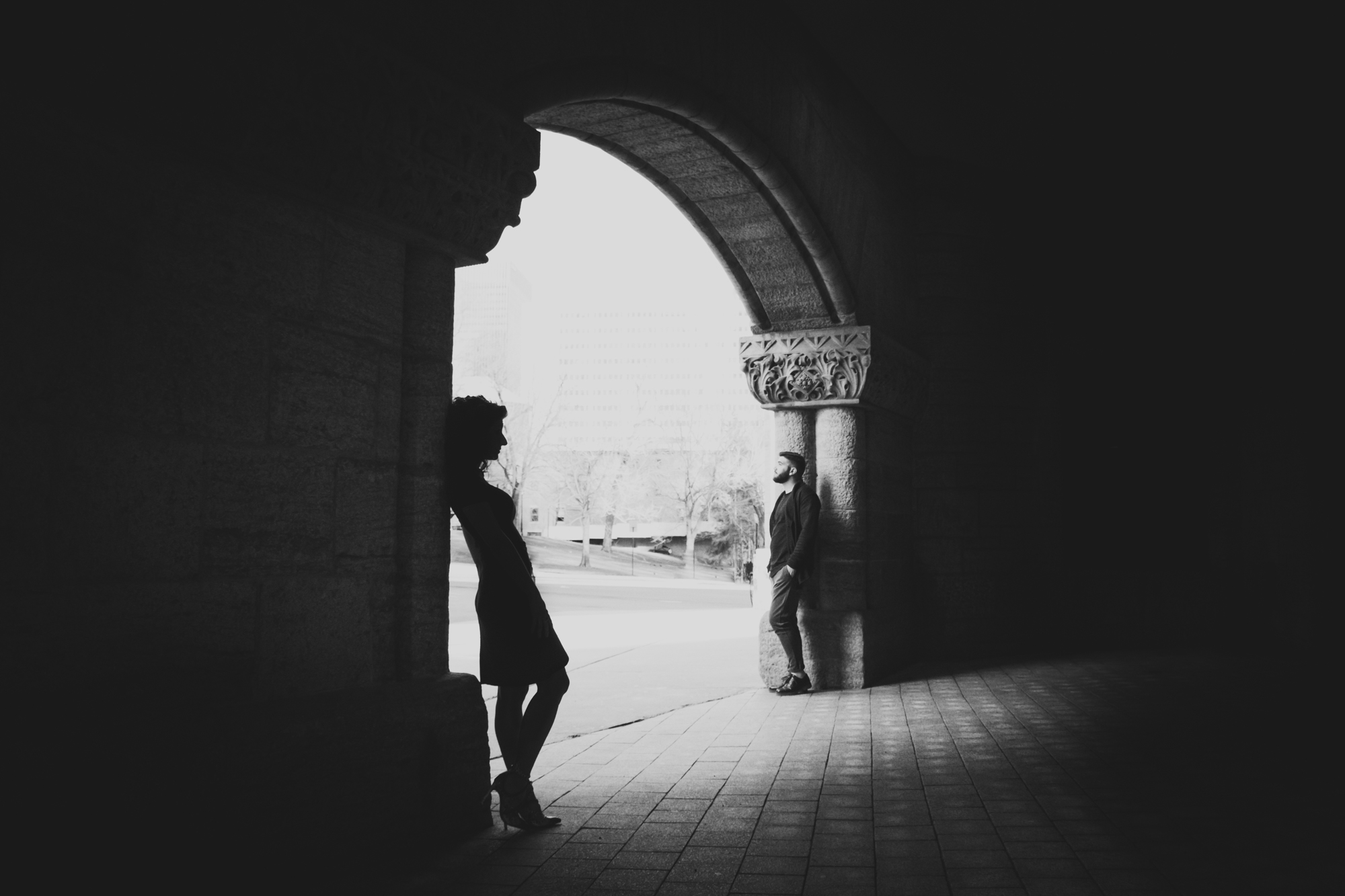 Engagement Photoshoot Windsor Station, Montréal