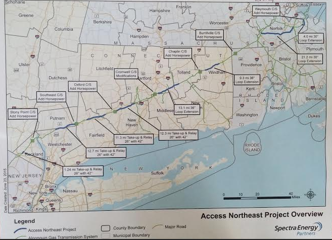 Map of Access Northeast