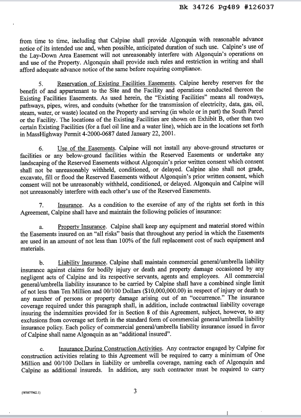 Easement Agreement p.3