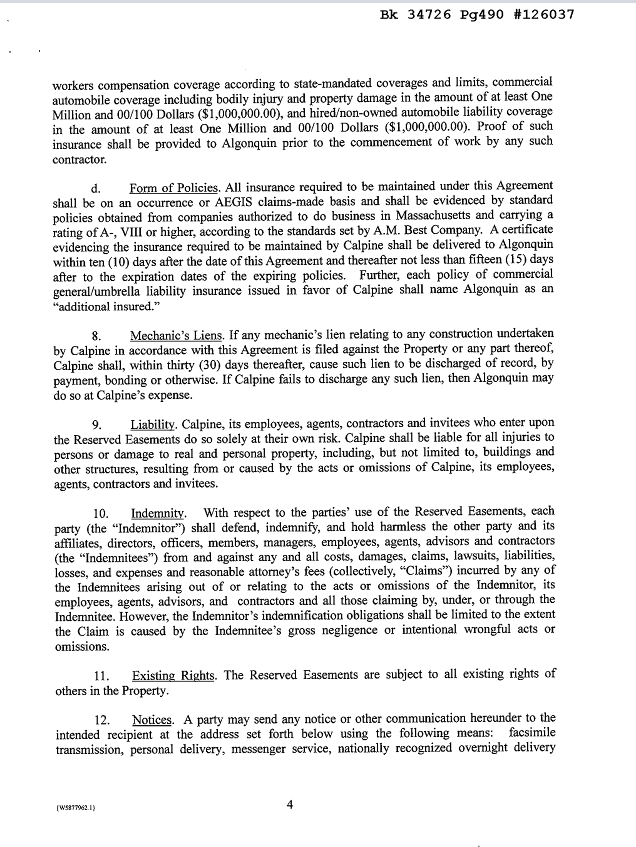 Easement Agreement p.4