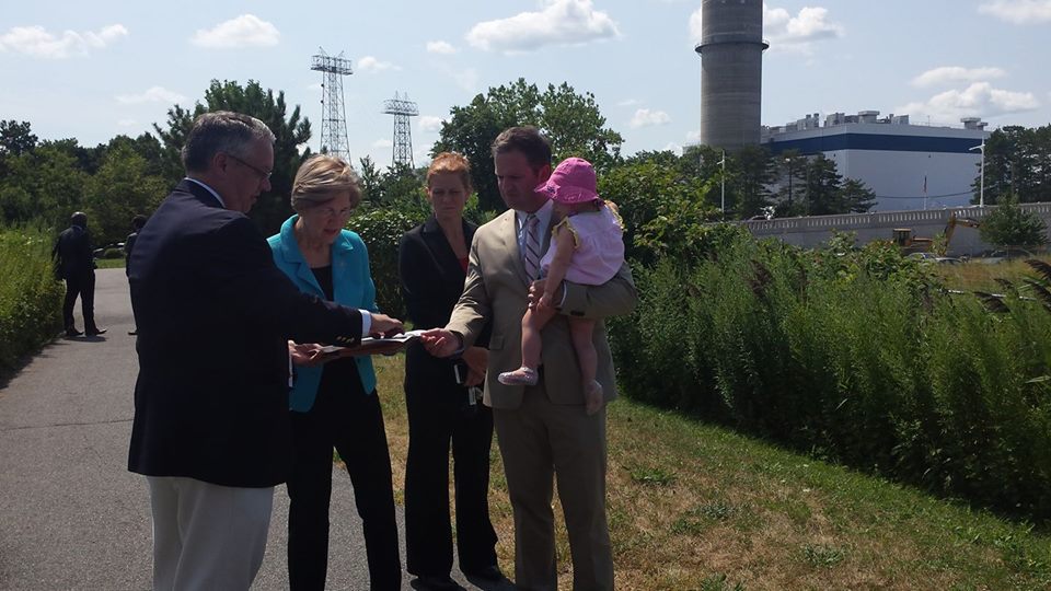 95.9 WATD on Sen. Warren's Visit