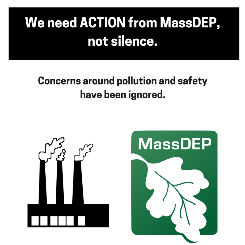 Silence, not Action, from MassDEP