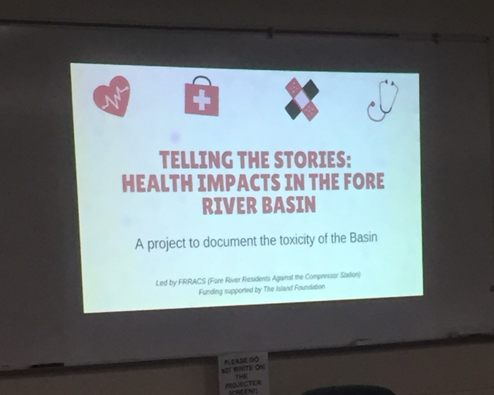 FRRACS hosts first 'Telling the Stories' community meeting